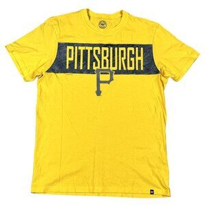 47 Brand Pittsburgh Pirates Yellow T-Shirt Size Medium